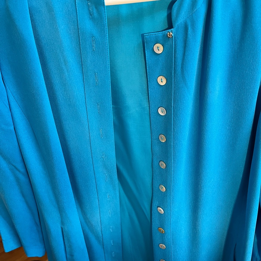 Long silk jacket